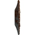 thumbnail image 4 of Ekena Millwork 14 5/8"OD x 2 1/4"P Needham Ceiling Medallion (Fits Canopies up to 4 1/4"), Hand-Painted Burnished Mahogany Crackle, 4 of 6