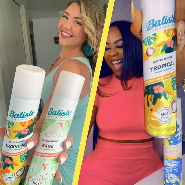 Batiste Dry Shampoo for Brunette Hair, Oil Treated Clean Solution