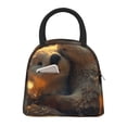 thumbnail image 2 of Haiem Adorable Otter Pair Hug Printed Lunch Bag Women, Lunch Box Lunch Bag for Women, Small Leakproof Cute Lunch Tote Large Capacity Reusable Insulated Cooler Lunch Container, 2 of 6