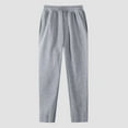 thumbnail image 5 of CONROSES Mens Baggy Sweatpants Solid Color Y2K Pants for Men Casual Wide Leg Elastic Waist Drawstring Streetwear Sports Joggers With Pockets, 5 of 5