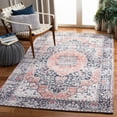 thumbnail image 2 of SAFAVIEH Saffron Ethelinda Bordered Area Rug, Navy/Ivory, 5' x 8', 2 of 8