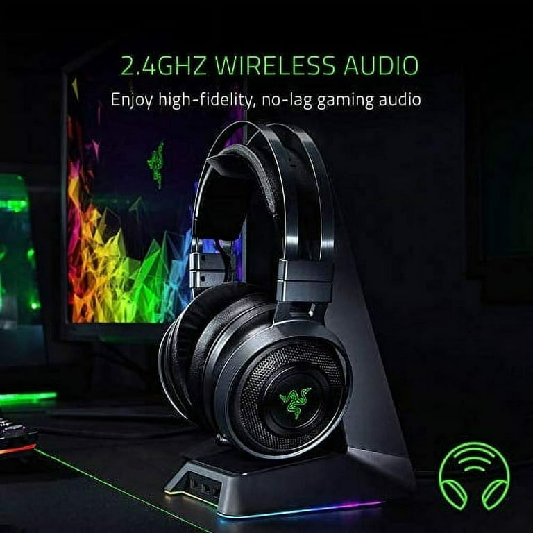 中古美品　RAZER NARI ULTIMATE ゲーミングヘッドホン Razer Nari Ultimate 美品 ゲーミングワイヤレスヘッドセット