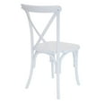 thumbnail image 3 of Chair - Lucca X Back Resin - White - KD Assembly Required (4/Box), 3 of 3