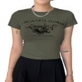 thumbnail image 1 of Hauts Courts Graphiques Esthétiques Vintage pour Adolescentes et Filles Y2k, T-Shirts Féeriques Grunge, Vêtements Gris P, 1 of 6