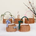 thumbnail image 2 of Storage Basket Woven Wicker Toy Home Pot For Flower Arrangement Willow Photographic Props Laundry Seagrass Baskets, 2 of 11