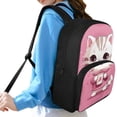 thumbnail image 3 of FOR U DESIGNS Lovely Pink High School Backpacks Junior High School Bags Preppy Shoulder Backpack with Smooth Zipper Cat School Supplies for Girls Children, 3 of 7