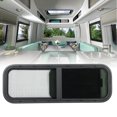 thumbnail image 1 of Shade Window, RV Sliding Window Vertical Horizontal Mounting Tempered Glass 900x300mm High Hardness  Sealing  For Outdoor Vehicles, 1 of 8