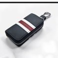 thumbnail image 2 of Leather Striped Zipper Bag Car Key Case Universal Personalized Customized Remote Control Case for Men and Women (Blue), 2 of 4