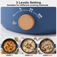thumbnail image 3 of Electric Cooker, Electric Pot Cooker Easy Cleaning Single Layer  For Dorm US Plug 110V, 3 of 6