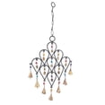 thumbnail image 1 of 22 in. Inverted Drop Beaded Wrought Iron Wind Chime with Metal Bells, 1 of 1
