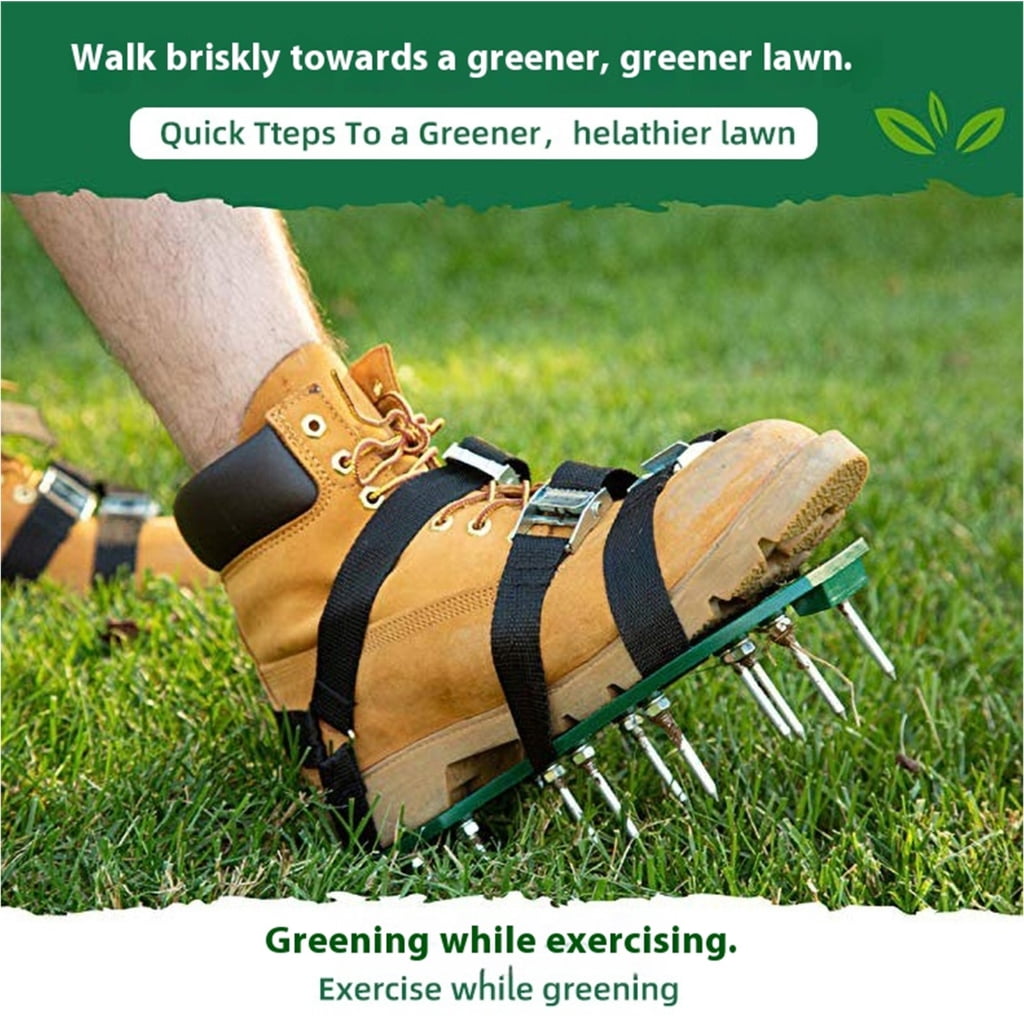 MOMOJIA Durability Plastic Garden Footwear Spiked Shoes Nail Shoes Slip-Resistant Design