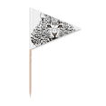 thumbnail image 1 of Tiger Head Gros Plan Roi Animal Cure-Dent Triangle Toppers de Cupcake Drapeau, 1 of 3