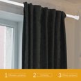 thumbnail image 6 of ELAYARD White Telescopic Shower Curtain Rod with Strong Load Bearing for Home Use, 6 of 7