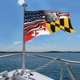 thumbnail image 6 of Usa American Flag And  Maryland Flag Flag 4x6 Ft Outdoor Flag Single-Sided Printing Welcome Flag House Yard Decoration Banner Large Garden Flag, 6 of 7