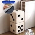thumbnail image 3 of YOTQUSKI Dice Cube Chair, Ottoman Footrest Stool, Funky Foot Rest Stool, Ottoman Stool Chair for Vanity Living Room, Bedroom & Kid’s Room, 3 of 4