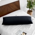 thumbnail image 2 of Bare Home Body Pillowcase - Zipper Closure - Ultra Soft - Double Brushed - Midnight Blue, 2 of 7