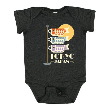 

Inktastic Tokyo Japan Carp Fish Flags Boys or Girls Baby Bodysuit