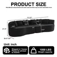 thumbnail image 2 of Timbernest 111.5" Curved Sectional Sofa, Oversized Boneless Cloud Couch, Chenille 4-Seater Floor Sofa for Playing Living Room, Black, 2 of 15