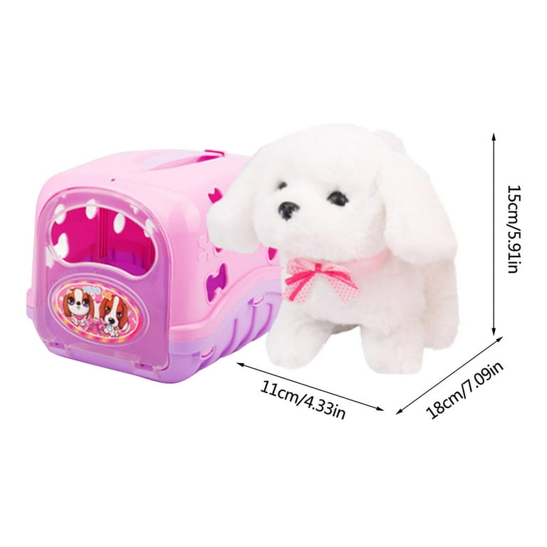 Kids Baby Cute Plush Simulation Puppy Interactive Toy Toddler Wagging  Shaking Barking Electric Dog Toy for Children Toy Gift