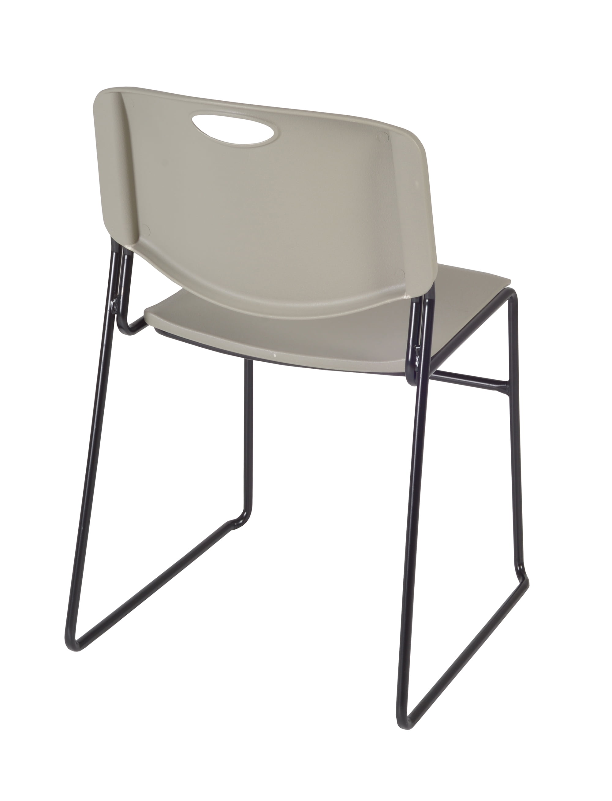 72" x 24" Kobe Training Table- Maple & 2 Zeng Stack Chairs- Grey