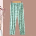 thumbnail image 2 of Yertdoel Pajama Pants Women Elastic Waist Fashion Floral Printed Cotton Lounge Pants Comfy Loose Fit Home Casual Sleep Long Bottoms, 2 of 5