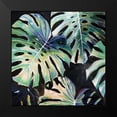 thumbnail image 2 of Urban Road 20x20 Black Modern Framed Museum Art Print Titled - Midnight Monstera I Art Print, 2 of 5