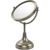 8-in Vanity Top Make-Up Mirror 3X Magnification in Antique Pewter