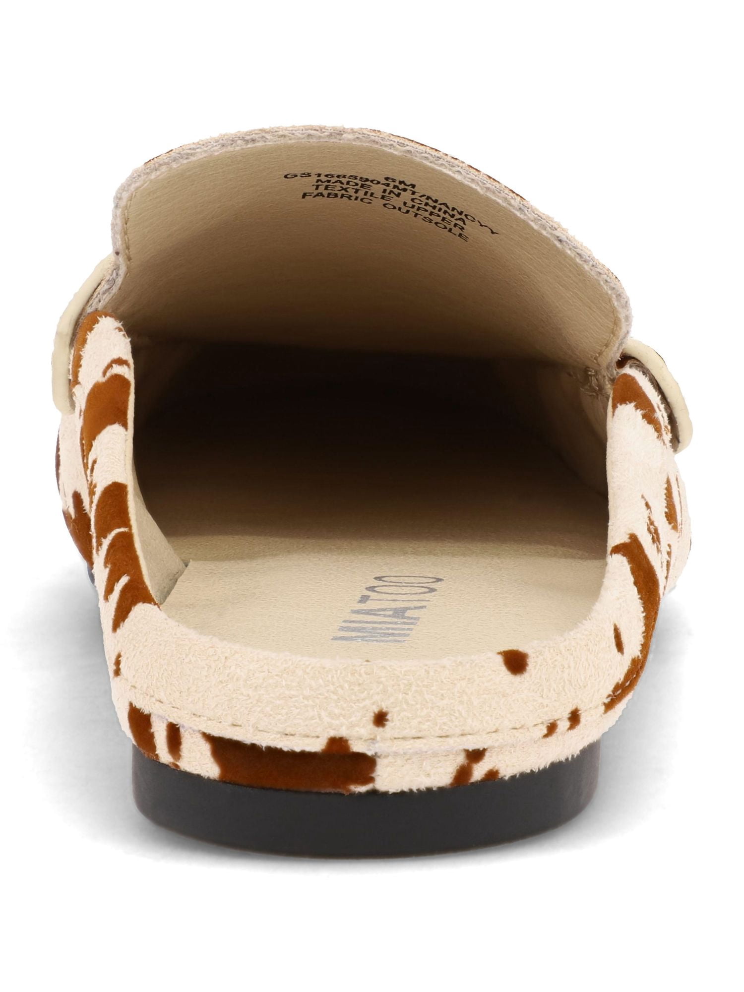 MIA Too Women's Nancyy Slip On Pleated Loafer Mule