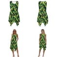 thumbnail image 3 of Xixirimido Jamaican Flag Camouflage Print Matching Couple Outfits His and Hers Set Men's Button Down Shirt & Women's Sleeveless Midi Dress Summer Casual Beach Vacation Clothes, 2XL, 3 of 7