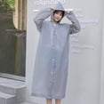 thumbnail image 3 of Inteprter Chubasquero para adultos de 150-185cm, impermeable, para exteriores, portátil, de manga larga, para lluvia, para senderismo, escalada, tamaño Paraguas de lluvia Inteprter HA063809-00, 3 of 6