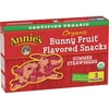 Annie's Organic Summer Strawberry Bunny Fruit Snacks, Gluten Free, 5 Pouches, 4 oz.