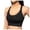 Black, variant on Womens Shirts Tops Solid Color Sports Bra Yoga Dancing Running Training Beauty Back Bra Plain Tees Blouses Black XL
