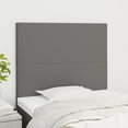 thumbnail image 5 of vidaXL Headboards 4 pcs Light Gray 39.4"x2"x30.7"/34.6" Fabric, 5 of 68