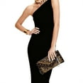 thumbnail image 3 of FOR U DESIGNS Leopard Clutch Purses for Women Lightweight Wedding Purses Multifunctional Handbags for Women with Detachable Chain, 3 of 9