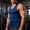 Blue, variant on Men's Tank Tops Summer Athletic Stretchy Sleeveless Shirts for Men Muscle Tank Top Blue Size 3XL