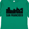 thumbnail image 4 of Inktastic San Francisco Skyline with Grunge Boys or Girls Long Sleeve Toddler T-Shirt, 4 of 5