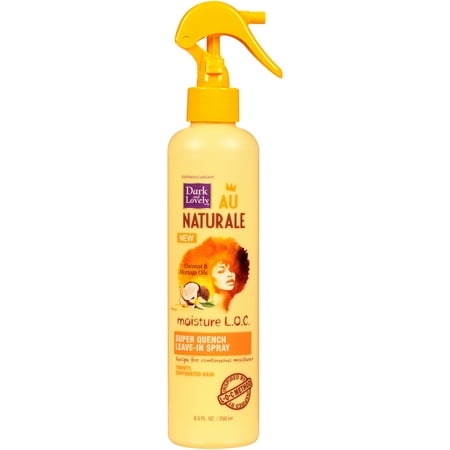 SoftSheen-Carson Dark and Lovely Au Naturale Moisture L.O.C. Super Quench Leave In Spray 8.5 fl (Best Leave In Product For Curly Hair)