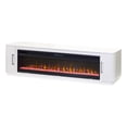 thumbnail image 3 of Contemporary 96" Fireplace Console Entertainment  Fully Assembled White, 3 of 9