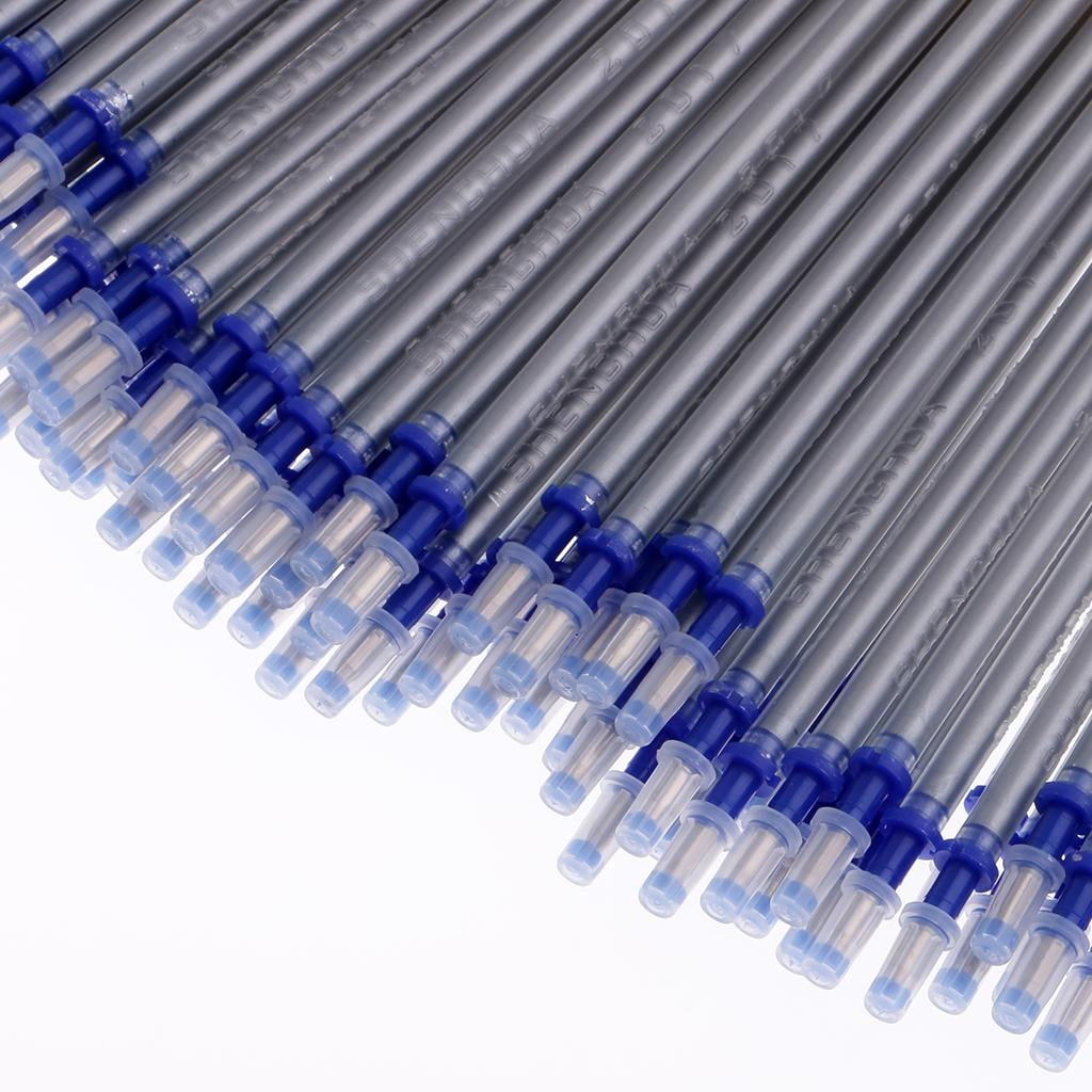 FVDPWYE 100pcs Leather Marking Silver Refill Pen for DIY Fabric Leather Craft Sliver