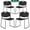 Black, variant on WLLJOY Black Sled Base Stack Chair 4 Pack, Metal Frame Max-Load bearing 350 lbs, Stackable Chairs for Waiting Room, Conference Room