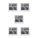 thumbnail image 1 of Injueey Digital LCD Automatic Electronic Home Clock Square Smart Hygrometer Supplies Bedroom Tester Shape Decor Temperature Type2, 1 of 6