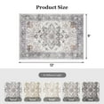 thumbnail image 4 of CHITOOMA 9'x12' Area Rugs for Living Room, Machine Washable Rugs Vintage Area Rug for Bedroom Dining Room Dorm Office with Non-Slip Backing, Stain Resistant Non-Shed Carpet, 4 of 9