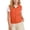 Orange, variant on Boys Girls Full Zip Tank Tops Sleeveless Casual Jacket Solid Color Kids Summer Outwear with Pockets