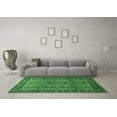 thumbnail image 3 of Ahgly Company Indoor Round Persian Emerald Green Traditional Area Rugs, 6' Round, 3 of 4