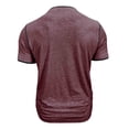 thumbnail image 4 of Mens Shirts Short Sleeve Casual,Mens Henley Shirts Short Sleeve Casual Basic Cotton Tee Summer Fashion Button T Shirts, 4 of 5