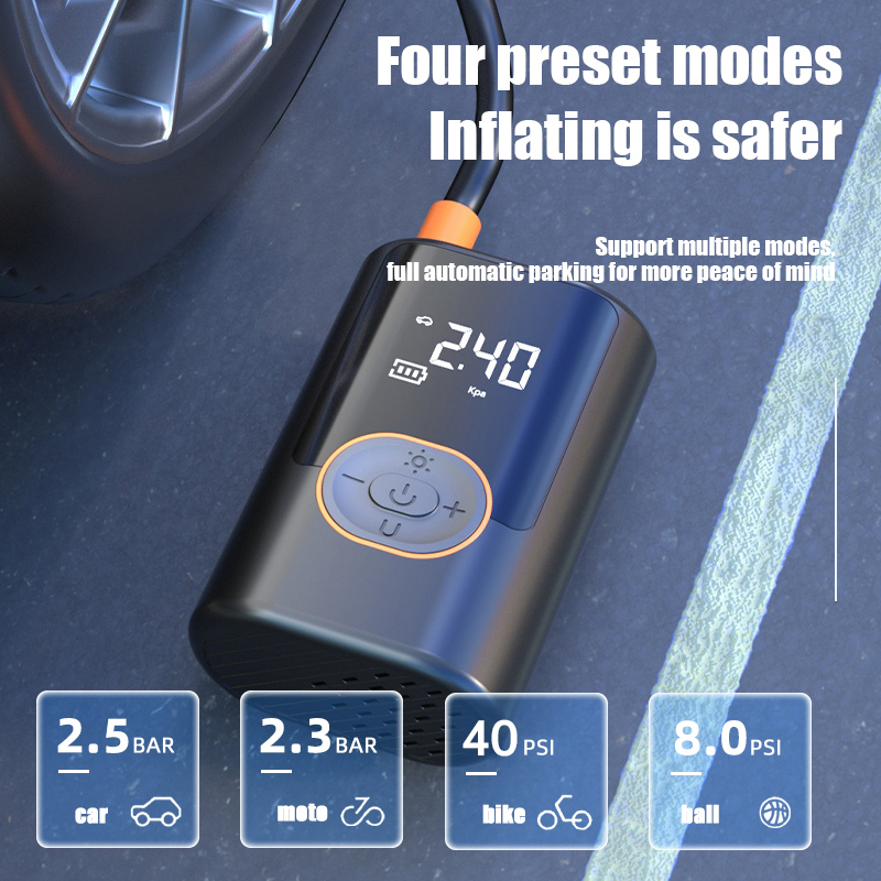 Dkriqie Cordless Tire Inflator 150PSI photo 3