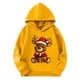 thumbnail image 3 of Sudaderas con capucha para niños y niñas, sudaderas casuales de manga larga, lindas sudaderas de gran tamaño con bolsillo de polar, chaquetas para niñas, 3 of 4