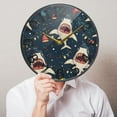 thumbnail image 5 of Sharks Wall Clock 10 Inch Silent Non Ticking Battery Operated Easy to Read for Kitchen Living Room, 5 of 8
