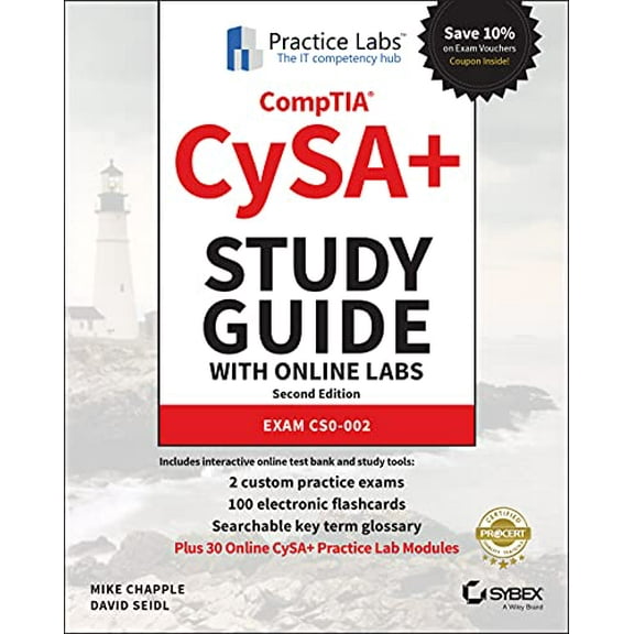 Pre-Owned CompTIA CySA  Study Guide with Online Labs: Exam CS0-002