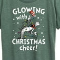 thumbnail image 3 of The Cat in the Hat - Glowing Christmas Cheer - Women's Short Sleeve Graphic T-Shirt, 3 of 5